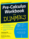 Pre-Calculus Workbook For Dummies (eBook)